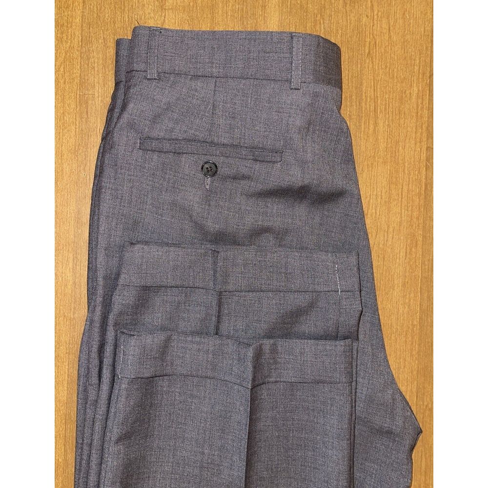 Ballin Pants Men 34 Gray 100% New Wool  Dressy‎ Wedding Church Meetings